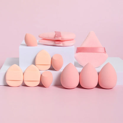 12-Piece All-Purpose Makeup Sponge Set for Flawless Application - Smarsty