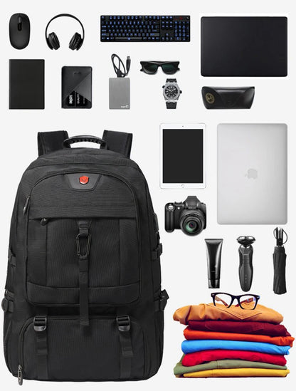 Large Travel Backpack Waterproof With Shoe Compartment - Smarsty