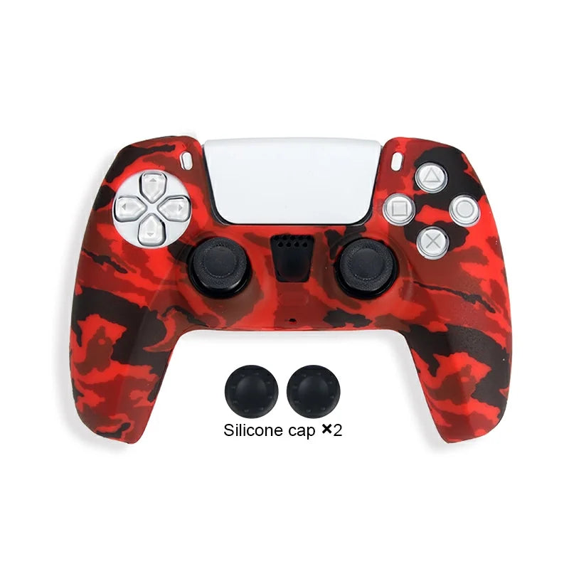 Camo Silicone Skin Cover for PS5 Controller Protection - Smarsty