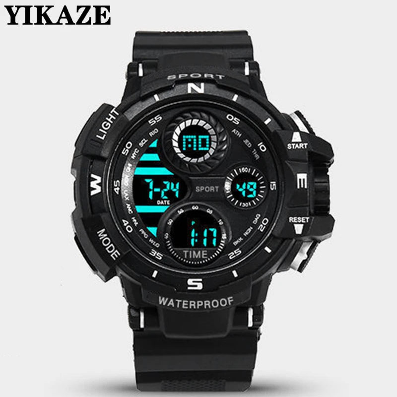 YIKAZE Waterproof Digital Sports Watch for Men - Smarsty