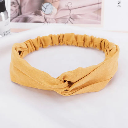 2024 New Design Fashion Women Summer Style Headbands Bohemian Girl Cross Turban Bandage Bandanas Hairbands Hair Accessories - Smarsty