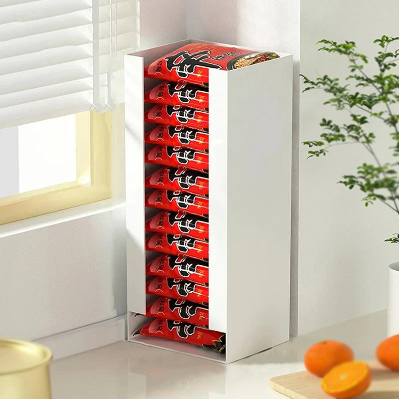 Korea Ramen Storage Box Kitchen Instant Noodle Cup Tissue Storage Bins Facial Mask Storage Box Multi-function Tabletop Organizer