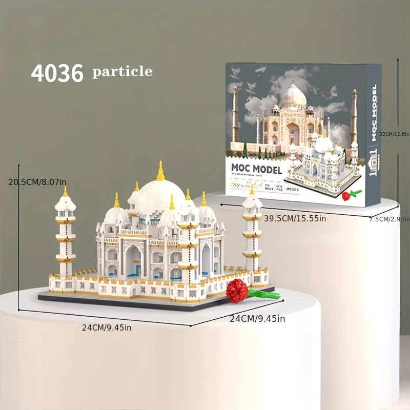 4036pcs small castle building model, building blocks assembly collection toys, decorations gifts for friends and family