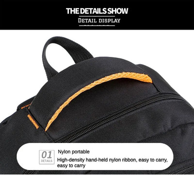 Men's Backpacks Oxford Waterproof Rucksack Business Computer Bag Casual Travel Backpack Senior High School Student Schoolbag - Smarsty