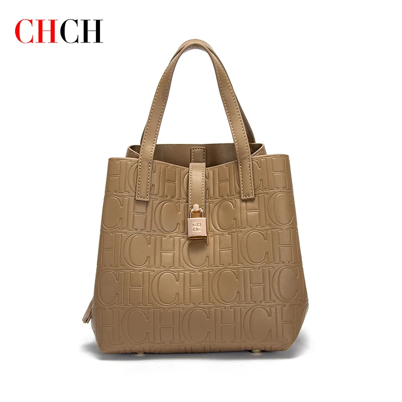 Women Tote Bag Steel Embossed Handheld Casual Purse - Smarsty