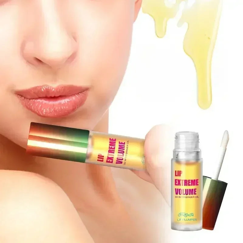 Ginger Mint Lip Plumper Oil for Fuller Youthful Lips - Smarsty