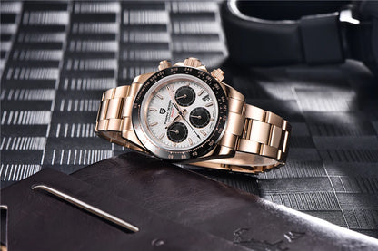 PAGANI DESIGN Men's Waterproof Chronograph Quartz Watch - Smarsty