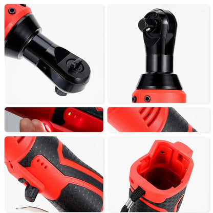 Cordless Electric Wrench 65Nm Right Angle Ratchet Tool - Smarsty