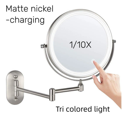 Wall Mounted Makeup Mirror with 10x Magnification - Smarsty
