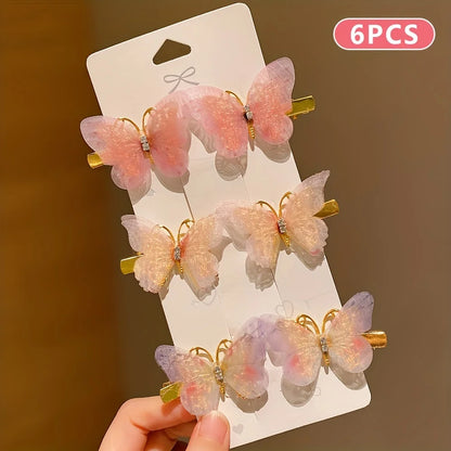 Cute Butterfly Hairpins for Girls with No-Hurt Design - Smarsty