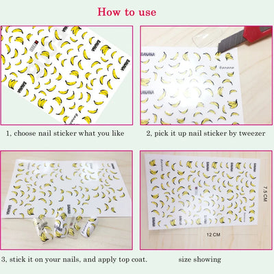 Valentine's Day Nail Art Stickers 3D Heart Designs - Smarsty