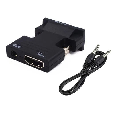 HDMI to VGA Female Male Adapter 1080P Video Output - Smarsty