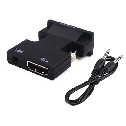 HDMI to VGA Female Male Adapter 1080P Video Output - Smarsty
