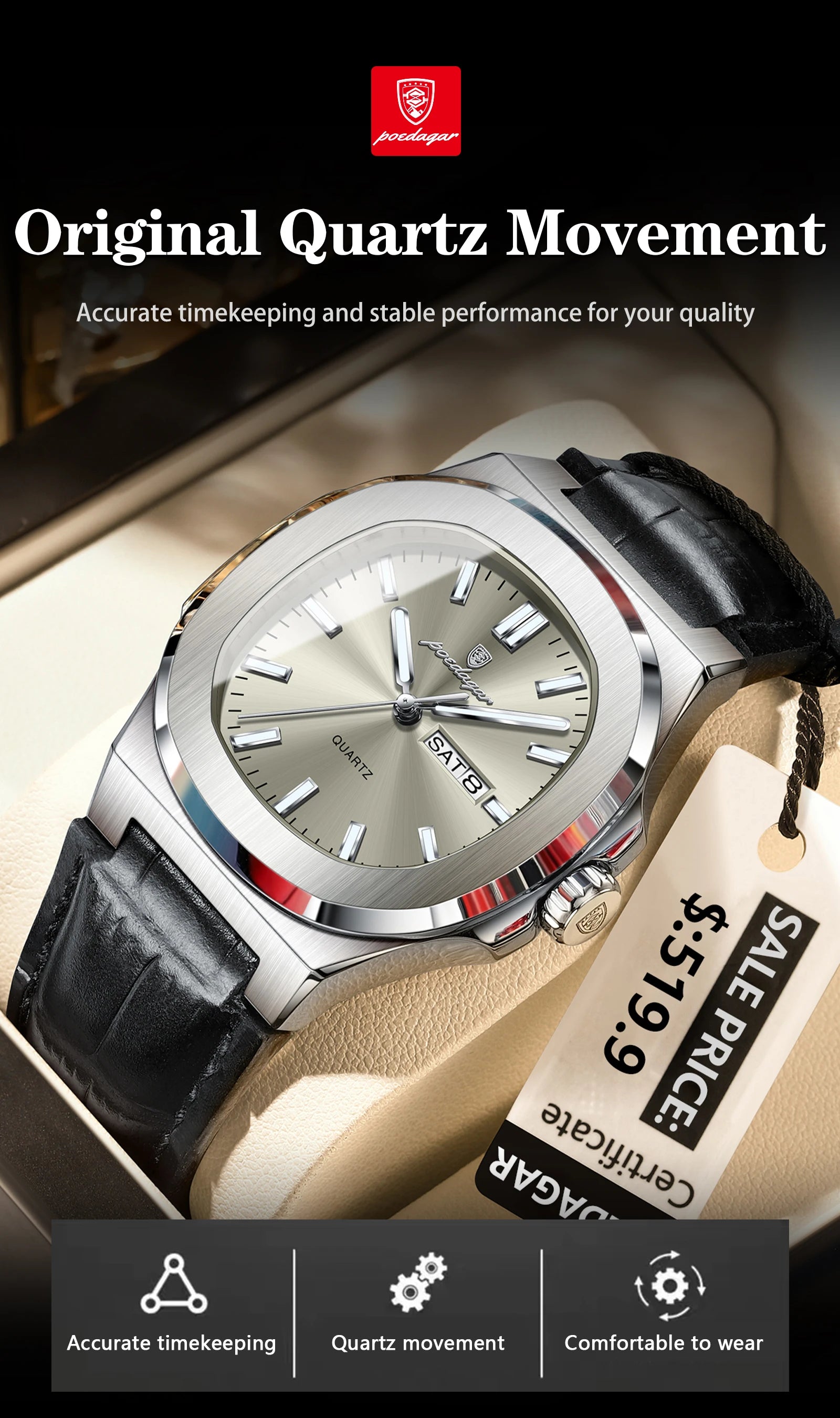 Luxury Luminous Waterproof Watch For Men - Smarsty