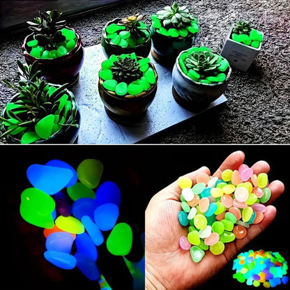 Glow in the Dark Garden Pebbles for Beautiful Outdoor Decor - Smarsty