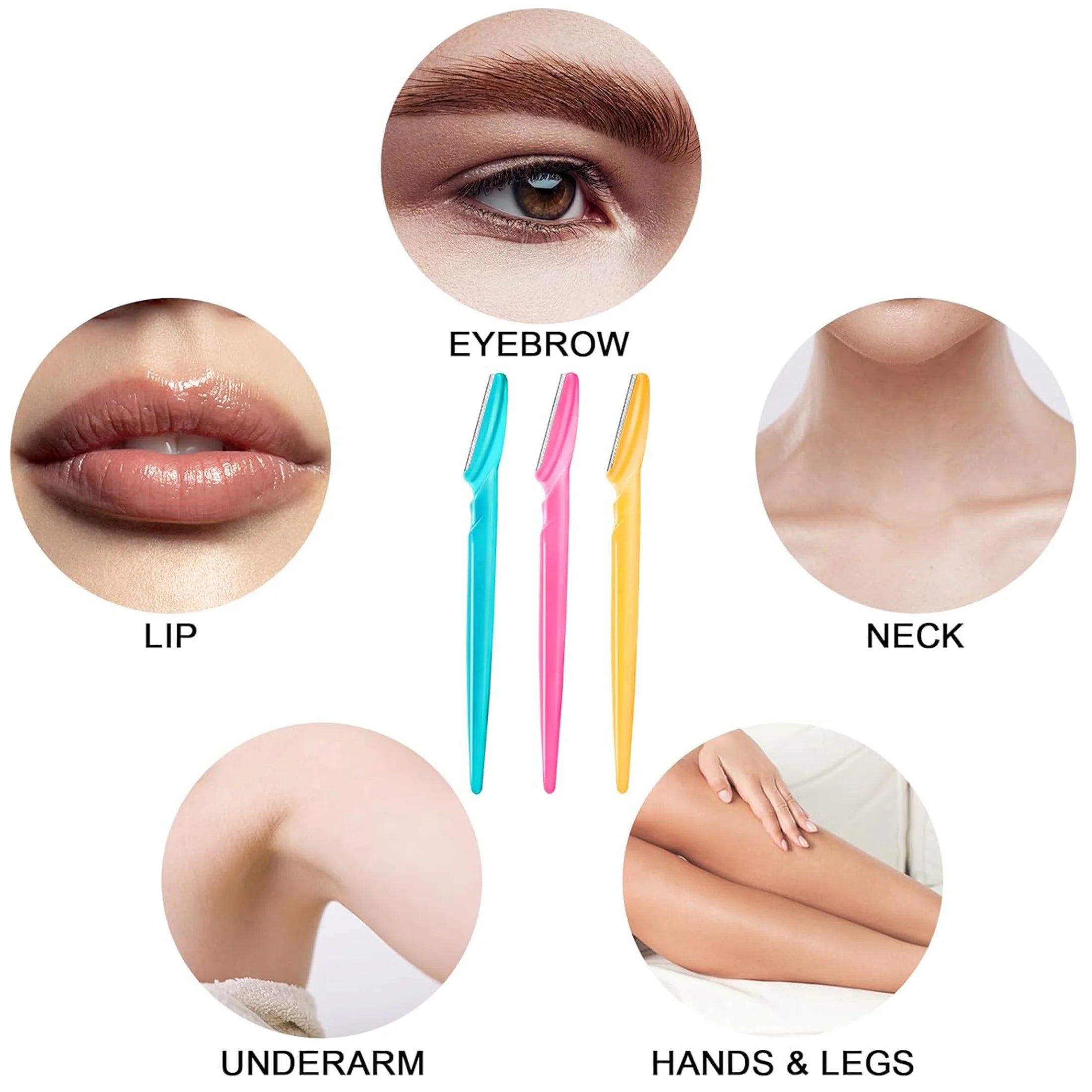 Portable Eyebrow Trimmer Set for Safe Hair Removal - Smarsty