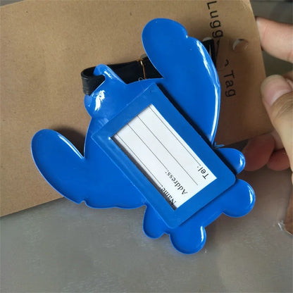 Don't mess with my stuff!Cartoon Stitch Luggage Tag Suitcase Name Address Label - Smarsty