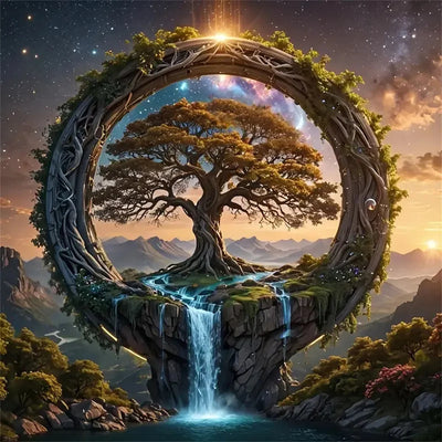 Huacan Diamond Mosaic Tree Of Life Painting Kit - Smarsty