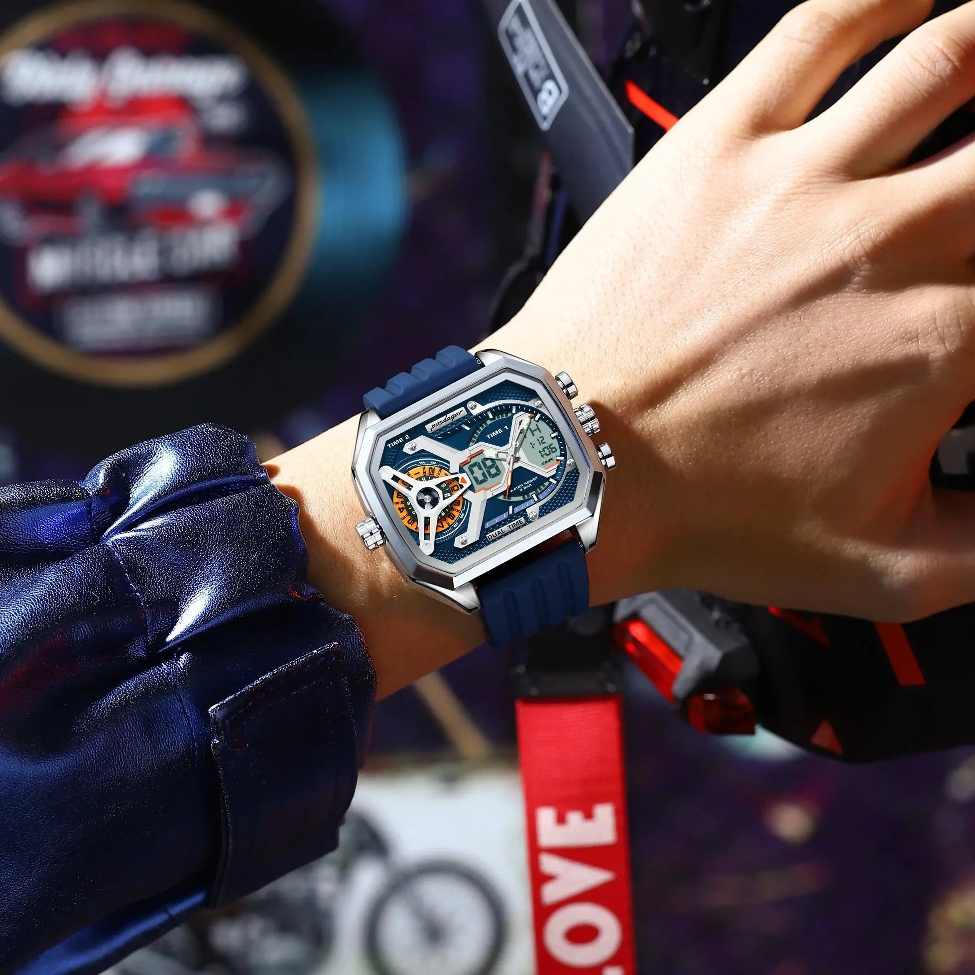 Luxury Men’s Luminous Quartz Watch with LED Calendar - Smarsty