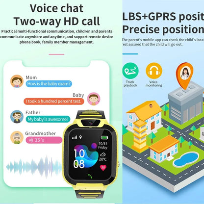 4G Kids Smart Watch With SOS Call And Waterproof Design - Smarsty