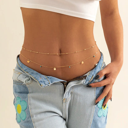 Boho Minimalist Multilayer Waist Beads Belly Chain - Smarsty