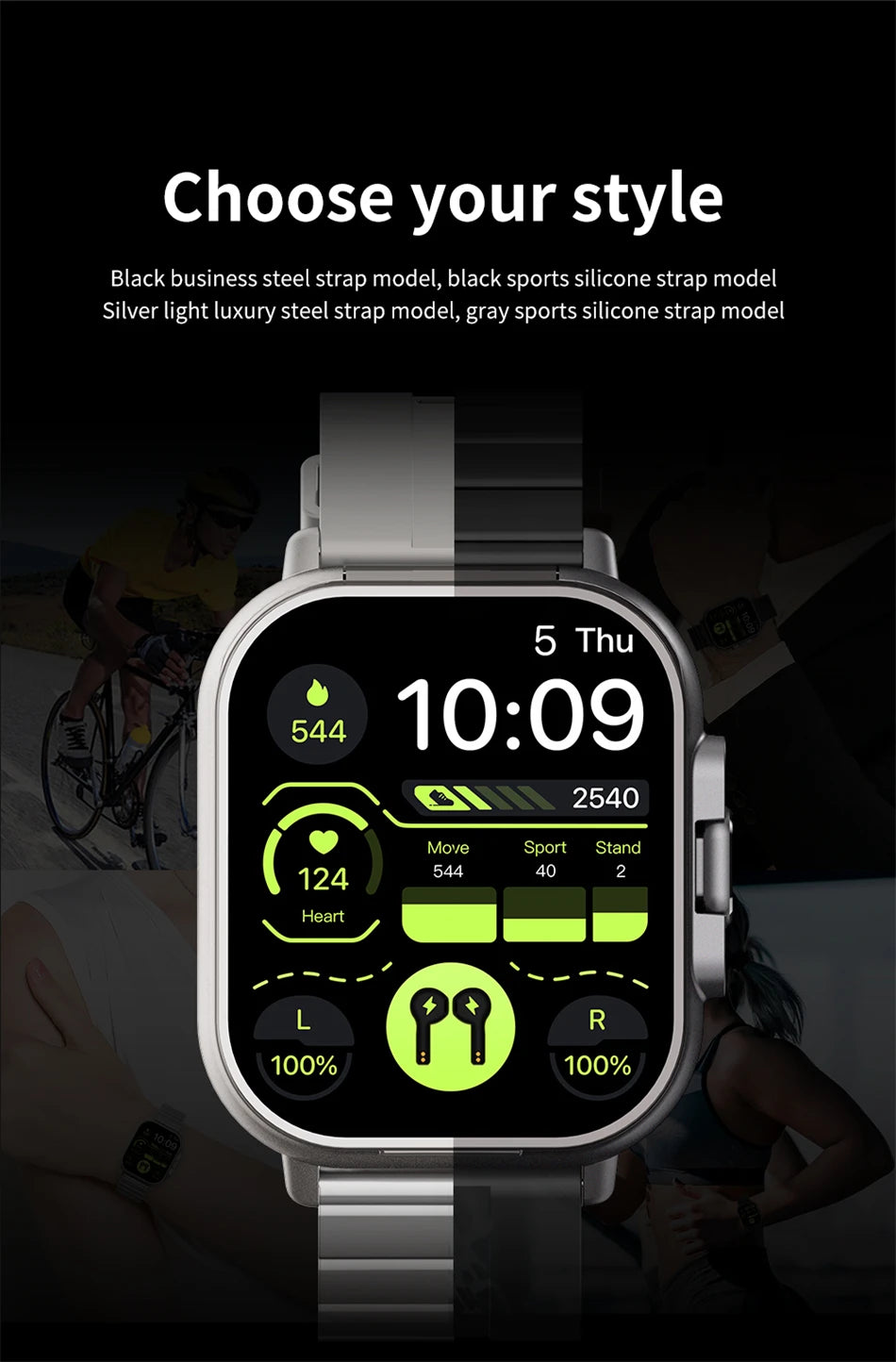 2024 Smart Watch With Earphones And GPS Tracking - Smarsty