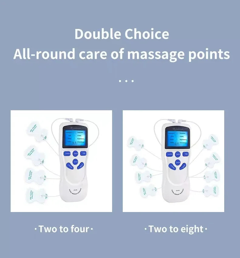 8 Modes EMS Dual Channel Muscle Massager for Fatigue Relief - Smarsty