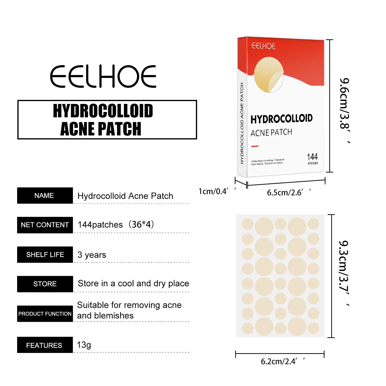 Invisible Hydrocolloid Acne Patches for Clear Skin - Smarsty