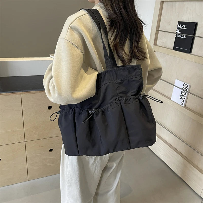 Large Capacity Canvas Tote Bag For Work And Commuting - Smarsty