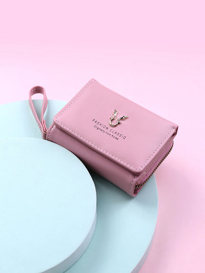 Luxury Brand Women's Small Wallet Female Card Holder Short Wallets with Coin Purse for Woman Ladies PU Leather Hasp Mini Clutch - Smarsty