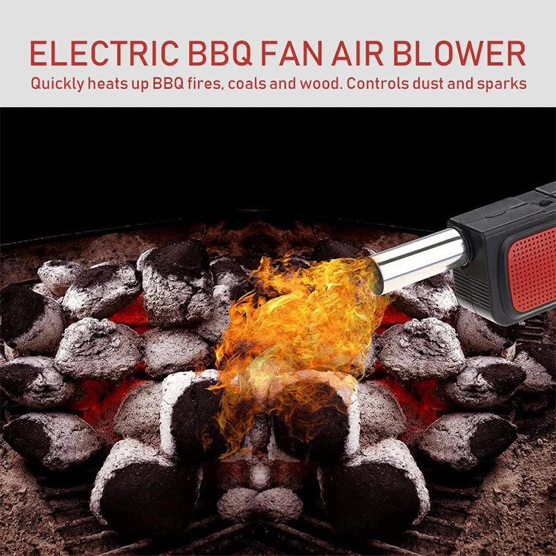 Portable Electric BBQ Fan for Effortless Charcoal Grilling - Smarsty