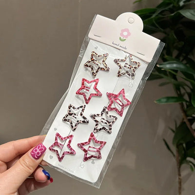 Leopard Print Hair Clips Set for Women - Smarsty