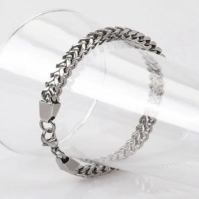 316L Stainless Steel Cuban Chain Bracelet for All - Smarsty