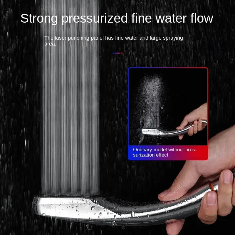 Supercharged High-Pressure Handheld Shower Head - Smarsty