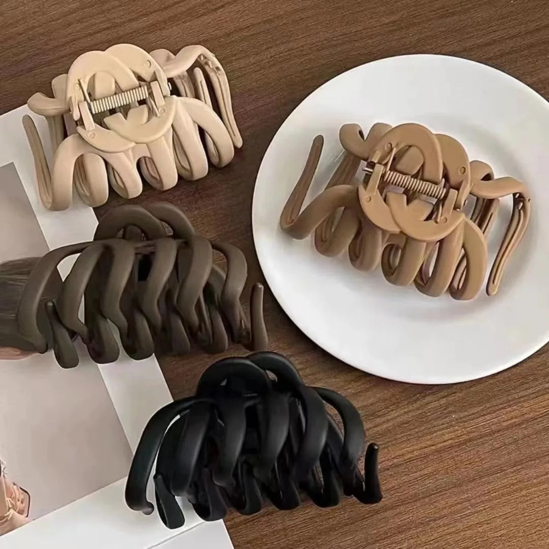 Korean Large Claw Clips For Thick Hair Strong Durable Grip - Smarsty