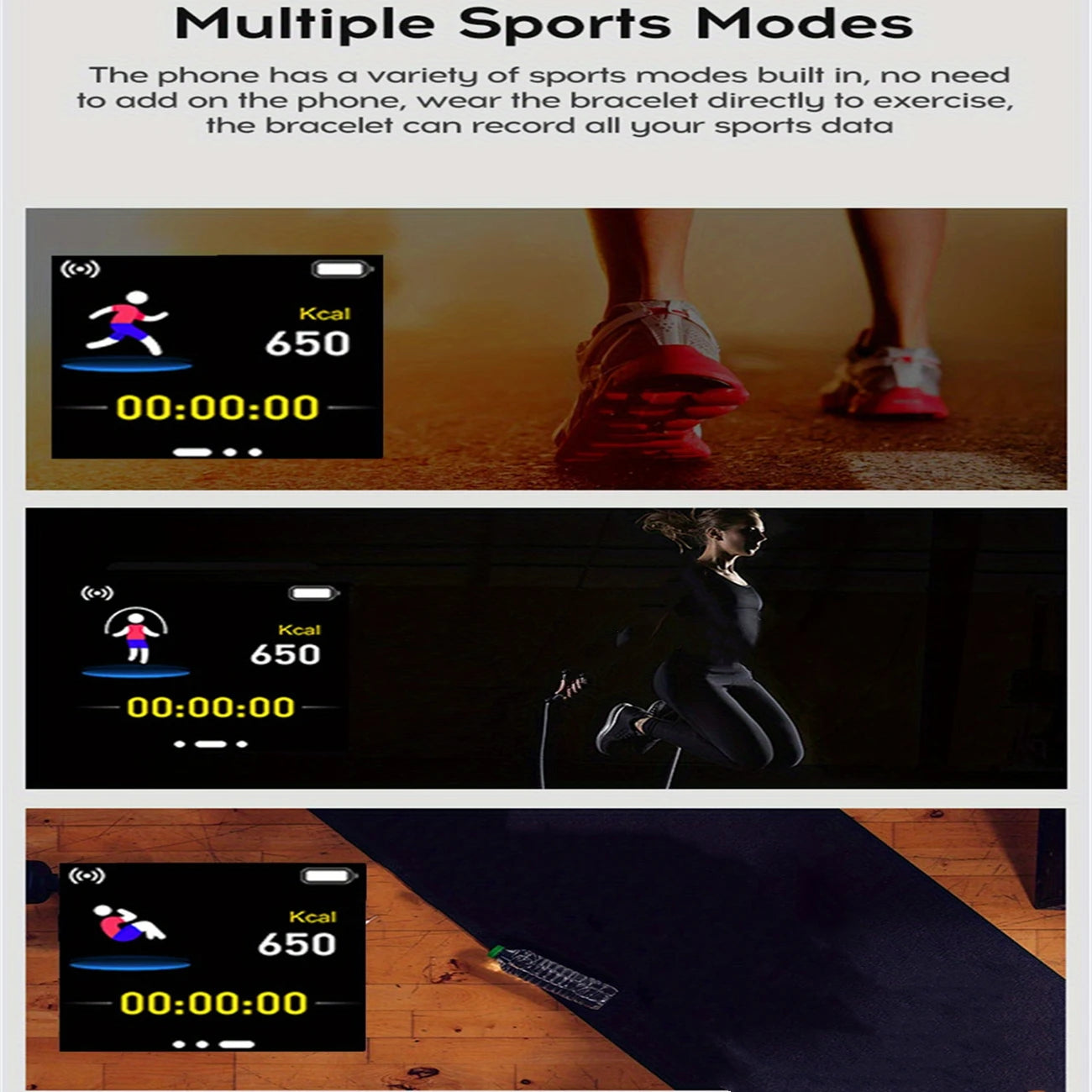 Smart Watch For Fitness Tracking and Music Control - Smarsty