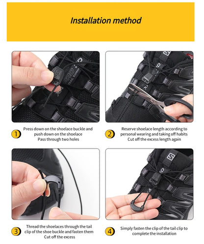 No tie Shoelaces Round Tennis Shoe laces Without ties Adult Kids Fashion Outdoor Running Sneakers Laces Shoes Accesories - Smarsty
