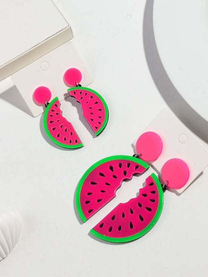 Cute Cherry Drop Earrings for Women - Trendy Summer Jewelry - Smarsty