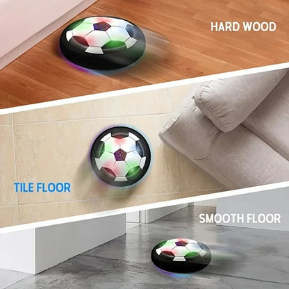 LED Bubble Football Kids Interactive Game Toy with Music and Lights Floating Indoor Mobile Slide Flat Soccer Sports for Kid Gift