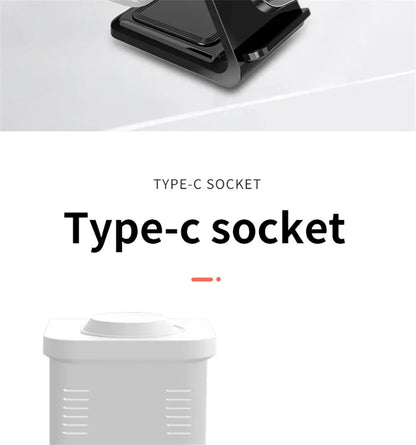 Three In One Wireless Charger Stand Fast Charging Dock - Smarsty