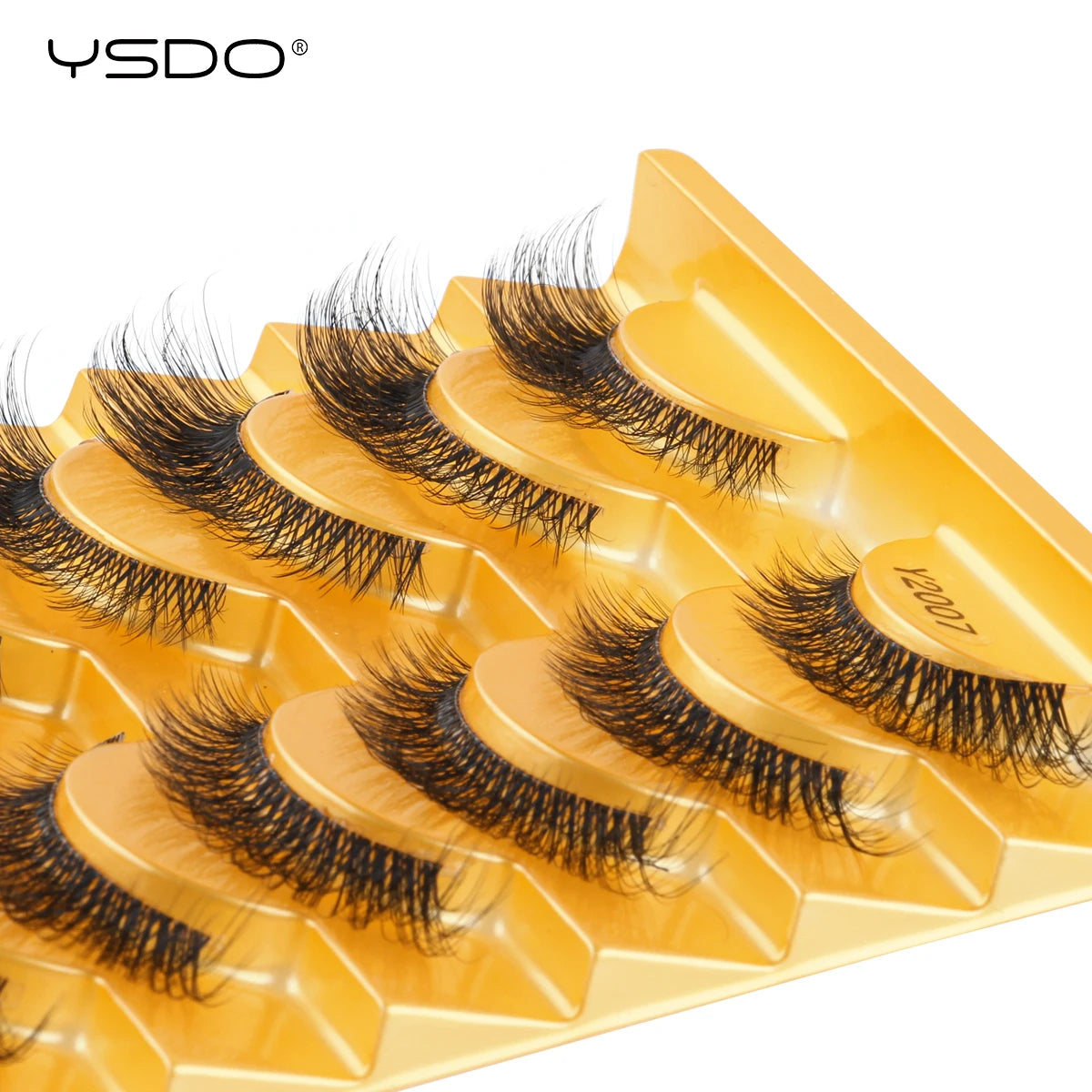 YSDO Natural Full Cat Eye False Eyelashes 3D Effect - Smarsty
