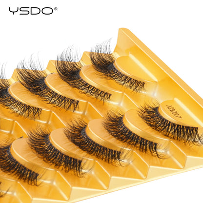 YSDO Natural Full Cat Eye False Eyelashes 3D Effect - Smarsty