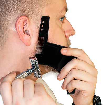Beard Shaping Template Comb for Symmetrical Styling - Smarsty