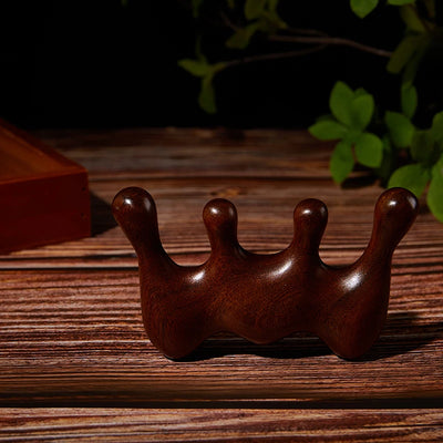 Natural Sandalwood Gua Sha Massage Comb for Stress Relief - Smarsty