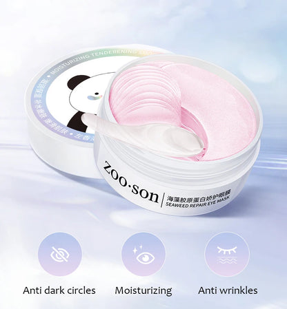 Gold Crystal Collagen Eye Masks for Dark Circles Relief - Smarsty