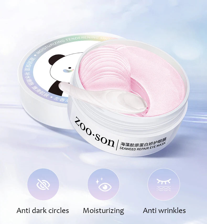 Gold Crystal Collagen Eye Masks for Dark Circles Relief - Smarsty