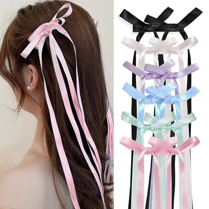 Fabric Hair Bow Clips Set for Women and Girls - Smarsty