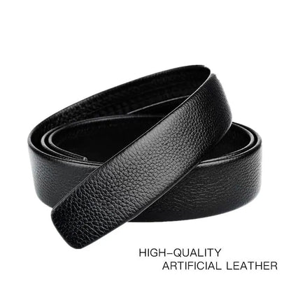 Business Men Leather Belt Automatic Buckle Durable - Smarsty