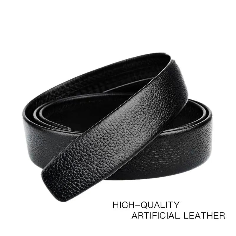 Business Men Leather Belt Automatic Buckle Durable - Smarsty