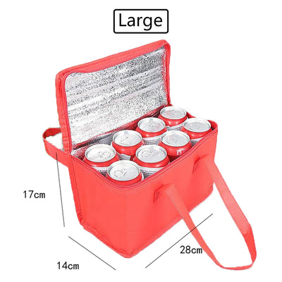 Portable Lunch Cooler Bag Folding Insulation Picnic Ice Pack Food Thermal Bag Drink Carrier Insulated Bags Beer Delivery Bag - Smarsty